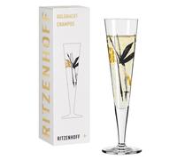 Ritzenhoff Goldnacht Champagnerglas 022, Andrea Arnolt, Kristallglas, 205 ml, 1071022