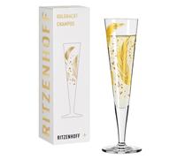 Ritzenhoff Goldnacht Champagnerglas 042, Andrea Arnolt, Champagner Glas, Kristallglas, 205 ml, 1071042