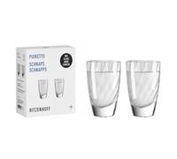 RITZENHOFF Pioretto 3991003 Lot de 2 verres 2 en 1 pour liqueur ou expresso Transparent 40 ml Fabriqué en Allemagne