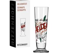 Ritzenhoff Schnapsglas Heldenfest 013, Henrike Stein, Kristallglas, 52 ml, 1061013