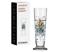 Ritzenhoff Schnapsglas Heldenfest 014, 2Percent, Kristallglas, 52 ml, 1061014