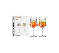 RITZENHOFF Set de 2 verres à apéritif SOMMERRAUSCH APERIZZO #17 et #18 Sixto-Juan Zavala multicolore