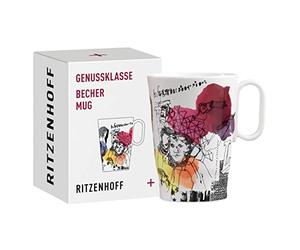 RITZENHOFF Tasse à café - 330 ml - Fabriqué en Allemagne | Réf. 3731004, Série Genussklasse, 330 ml, en cristal, lave-vaisselle