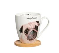 Ritzenhoff und Breker Tasse à café mopsfidel animal cool 600ml