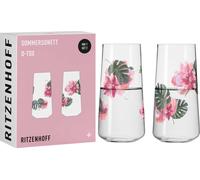 Ritzenhoff Universalglas 2er-Set Sommersonett 2023, Ramona Rosenkranz, Kristallglas, 614 ml, 6151001