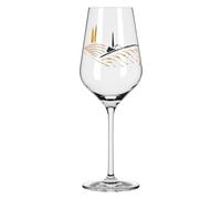 RITZENHOFF 3011011 Verre à vin blanc 300 ml - Série Herzkristall n° 11 - Avec motif lettre en or rose - Fabriqué en Allemagne