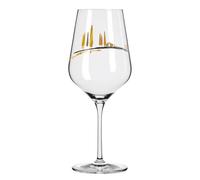 RITZENHOFF 3001011 Verre à vin rouge 500 ml Série Herzkristall n° 11 Verre avec motif Toscane en or rose Fabriqué en Allemagne