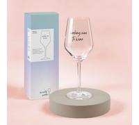Ritzenhoff Weinglas Sand&Soda Working nine to wine, Kristallglas, 483 ml, S-9500015