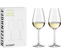 Ritzenhoff Weißweinglas 2er Set Glanzlicht 001, Kristallglas, 362 ml, R-8011002