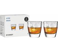 Ritzenhoff Whiskygläser 2er Set Alpino Cappuccino, RDT F25, Kristallglas, 205 ml, 3992001