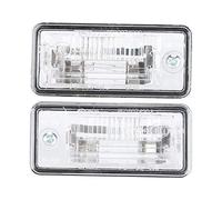 riuty Éclairage de plaque d'immatriculation, adapté remplacement pour C6 D3 RS4 Paire d'éclairage de plaque d'immatriculation 8E0807430A 8E0807430B pour pour feu de plaque