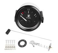 riuty Jauge de Niveau de Carburant Universelle, indicateur de Niveau de Carburant de Voiture 2 Pouces 52mm avec capteur de Carburant indicateur de pointeur E-1/2-F