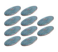 Riuulity 10 Pièces Boutons Décoratifs Circulaires en Alliage, Conception de Motif Exquis pour Accessoires de Vêtements, Boutons de Bricolage Durables, Adaptés aux Amateurs de Bricolage Domestique,