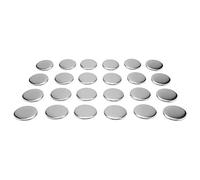 Riuulity 1000 Pièces de Haute qualité 58 Mm DIY Pièces de Boutons de Badge Vierges pour Fabricant de Boutons Professionnels, Assemblage Facile, Accessoires Réutilisables pour Vêtements et Sacs