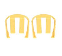 Riuulity 2 Pièces Pince de Lave-Auto, Voiture Maison Pression Laveuse à Pression Déclencheur Pistolet Remplacement C Clip pour Karcher K2 K3 K7(Jaune)