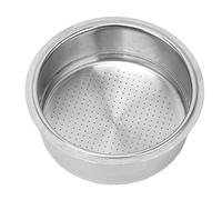 Riuulity 2 Tasse de Panier de Filtre Sous Pression pour une Machine à café, en Acier Inoxydable, Robuste, Petit et Pratique avec un Bon Effet de Filtrage adapté à la Plupart des Poignées