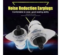 Riuulity 27 DB Réduction des Bouchons D'oreille de Concert Son Clair Efficace - Protection contre le Coup pour la Fête (BLACK)