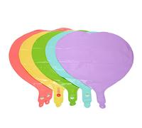 Riuulity 30 Ballons en Forme de Cœur Réutilisables, Mignons, de Couleur Vive, Accrocheurs pour Fête, Mariage, Réception-cadeau pour bébé, Décoration de Mariée, Anniversaire