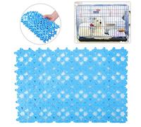 Riuulity 4 Couleurs Chien Chat Tapis pour Animaux de Compagnie en Plastique épissé Creux Coussinets Antidérapants Choisissez n'importe Quelle Couleur Que Vous Aimez pour Le Tapis de Cage