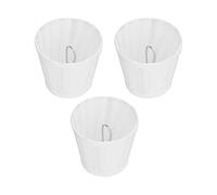 Riuulity Abat-jour en Tissu, 3 Pièces, Transmission de la Lumière Douce et Soyeuse, pour Lustre, Lampe Murale, Chambre à Coucher, Salle D'étude, Méthode D'installation à Clipser (#2)