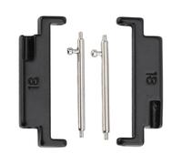 Riuulity Adaptateur de Bracelet de Montre en Métal, Bielles Haut de gamme. Excellente Pièce de Rechange pour les Montres Intelligentes avec Connecteurs 18-22 Mm, Choix pour Passer (1 paire)