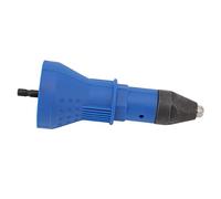 Riuulity Adaptateur de Pistolet à Riveter, Convertisseur de Perceuse ABS 155mm, Kit D'outils électriques avec 4 Buses pour le Travail du Bois de Bricolage