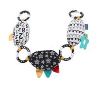 Riuulity Adorable Hochet de Poussette pour bébé, Jouet Suspendu, Couleurs Vives pour la Reconnaissance Auditive, Jouet d'activité en Voiture