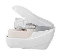 Riuulity Agrafeuse sans Agrafeuse, sans Aiguille, pour Reliure de Papier de 4 Pages avec Coins Arrondis, Utilisation au Bureau et à L'école