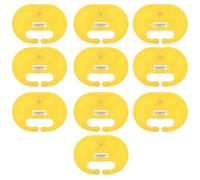 Riuulity Anti-succion de Lait, Conception de Verrouillage à Ressort pour Sevrage de Veau, Facile à Porter, Compacte et Sécurisée, Lot de 10