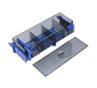 Riuulity Aquarium Progressif, Double Filtre Suspendu, Filtration électrique en Cascade, Filtre Suspendu pour Aquarium Domestique