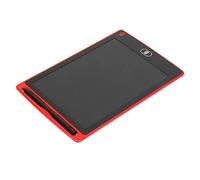 Riuulity Bloc-notes LCD pour Enfants, Tablette à Dessin, Tableau D'écriture Portable pour Voyage, Comprend un Stylo, un Outil de Message Familial, Noir (rouge)
