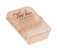 Riuulity Boîte de Rangement de Bureau en Plastique, Design de Livre, étui de Rangement pour Câbles de Données avec Séparateur, Conteneur à Compartiments Multi-grilles, 1 X Rouleau de