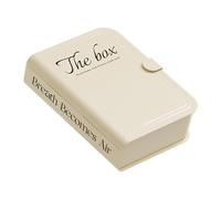 Riuulity Boîte de Rangement de Bureau en Plastique, Design de Livre, étui de Rangement pour Câbles de Données avec Séparateur, Conteneur à Compartiments Multi-grilles, 1 X Rouleau de