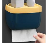 Riuulity Boîte Distributrice de Papier de Soie de Grande capacité, étanche, pour Salle de Bain, Boîte de Rangement de Papier Toilette, Support de à Mouchoirs sans Perforation pour la Famille,