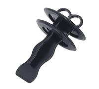 Riuulity Bouchon D'élimination des Déchets à Double Anneau, Production Fine Fiable pour Alliage D'aluminium, Joints Rapides en Caoutchouc ABS pour évier de Cuisine