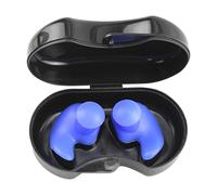 Riuulity Bouchons D'oreille de Natation, Bouchons D'oreilles en Silicone Réutilisables Légers et Confortables avec étui de Rangement, pour la Natation, la Douche, le Surf, la Plon (BLUE)