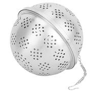 Riuulity Boule de Filtre D'assaisonnement, Infuseur à thé en Acier Inoxydable, Boule de Passoire à Verrouillage Rotatif de 3,7 Pouces de Diamètre pour Accessoires de Maison et de Cuisine (Très grand