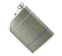 Riuulity Bouteille de Vin en Acier Inoxydable de 240 Ml, Flasque Anti-fuite pour les Voyages en Plein Air, le Camping, Bouchon Durable et Robuste avec Joint Ultra étanche, Entonnoir (vert foncé)