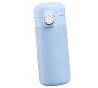 Riuulity Bouteille D'eau Isolée Pop Up Mignonne de 420 Ml avec Conception à Double Vide pour le Bureau et les Voyages, Tasse Isolée en Acier Inoxydable pour un Usage Quotidien (BLUE)