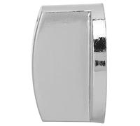 Riuulity Bouton de Cuisinière Universel, Cadran de Commande de Cuisinière à Gaz en Alliage de Zinc Facile à Utiliser pour la Cuisine, Argent 1,6x0,8 Pouces