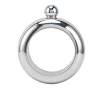 Riuulity Bracelet de Flacon D'alcool en Acier Inoxydable, Flacon de Hanche dissimulé de 100 Ml pour les Fêtes, les et les Festivals