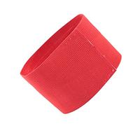 Riuulity Brassard de Football pour équipes, Bandes de Joueurs élastiques et Réglables, Crochets Durables, Parfait pour Les Capitaines Sportifs, Vives (Rouge)