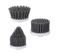 Riuulity Brosses de Remplacement de Tête de Brosse électrique, pour un Nettoyage amélioré, Installation Pratique, Paquet de 3 Têtes de Brosse (Petit disque, grand disque, pointu)