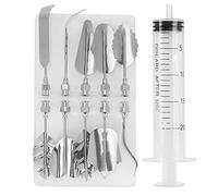 Riuulity Buses de Seringue à Gâteau, Moule, Outil de Cuisson, Ensemble de Seringues à Crème Réutilisables, Conçues pour les Fêtes de Mariage, Seringue de 12 Cm pour les Pâtisseries