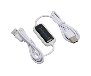 Riuulity Câble de Transfert de Données USB Haut de Gamme avec une Vitesse Rapide de 480 Mo/s pour une Synchronisation Transparente des Données PC à PC, Idéal pour la Maison et le Travail