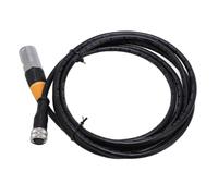 Riuulity Câble Ethernet LAN Fiable avec Connecteur Femelle RJ45 vers M12-5P, Conception étanche, Installation et Entretien Faciles, adapté à Divers Appareils (2m)