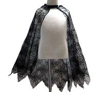 Riuulity Cape D'araignée D'halloween, Charmant Costume de Cosplay pour Enfants de 3 à 8 Ans, 73cm, Noire, pour Spectacle de Mascarade (BLACK)