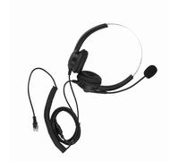 Riuulity Casque de Centre D'appels avec Son sans Perte, Suppression du Bruit et Cache-Oreilles Confortables à 330° pour Une Utilisation à Domicile et au Bureau, compatibilité Universelle (tête de