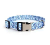Riuulity Collier pour Chien à Motif imprimé Vibrant, Collier Doux et Réglable pour Animaux de Compagnie, pour la Marche Quotidienne, Les Activités de Plein Air, Matériau en Polyes (M)