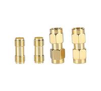 Riuulity Connecteur Adaptateur de Connecteur SMA, Correspondance Parfaite pour la Transmission Coaxiale, Paquet de 4 pour Appareils RF